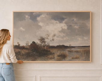 Clouds above the Wetlands | You Still the Waves | Scripture Wall Art | G0356