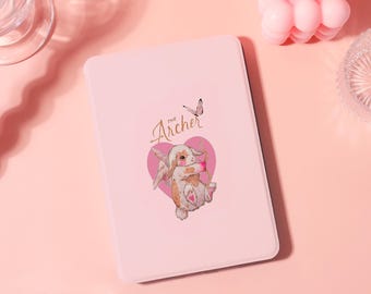 Custom Little Lamb Cupid w Strap For Kindle 12th,Paperwhite 12th/2024 11th(6.8") 10th(6") 7,Kindle Colorsoft/11/10 Gen,Kobo Clara/Libra case