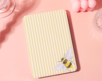 Custom Honeybee Stripe with Strap For Kindle 12th,Paperwhite 12th/2024 11th(6.8") 10th(6") 7,Kindle Colorsoft/11/10Gen,Kobo Clara/Libra case
