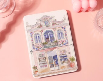 Custom Boutique Grocery Store Kindle Case w Strap For Kindle 12th,Paperwhite 12th/2024 11th(6.8")10th(6"),Kindle Colorsoft,Kindle 8/10/11Gen