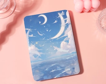 Brilliant Crescent Moon New Kindle Case w Strap For Kindle 12th,Paperwhite 12th/2024 11th(6.8")10th(6"),Kindle Colorsoft,Kindle 8/10/11Gen