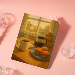 Cozy Coffee Time Personalized iPad Case,Customized Birthday Gift,For iPad 10.9 10.5 10.2 iPadAir 6 7 iPadPro 2021 2022 2024 2025 Mini 5/6/7