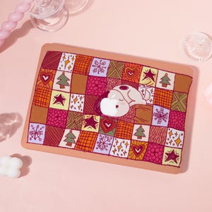 Patchwork Pet Personalized Macbook Case/Protector,Customized Birthday Gift,For MacBook 12 MacBook Air 11 13 15 Pro 13 14 15 16 Ret13 15 2024