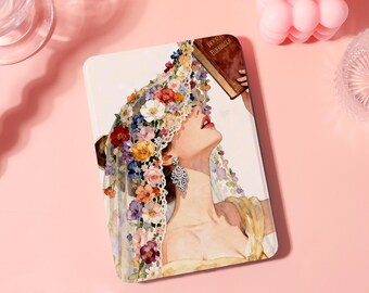 Custom Fragrant Books with Strap For Kindle 12th,Paperwhite 12th/2024 11th(6.8") 10th(6") 7,Kindle Colorsoft/11/10 Gen,Kobo Clara/Libra case