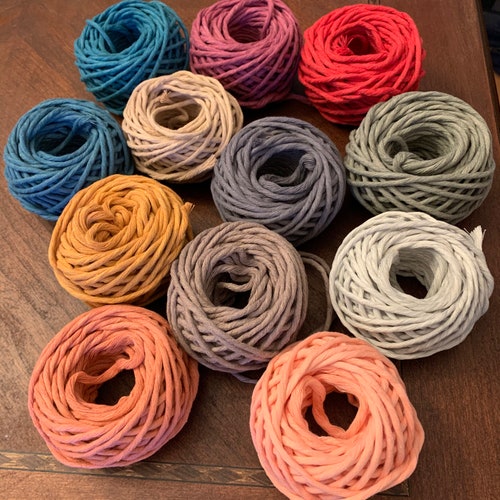 4mm Single Strand Macrame Cord 75 Ft Length Lots of - Etsy