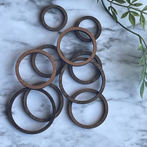 Hoops Wood Earring Blank Circle Earring Pieces Findings