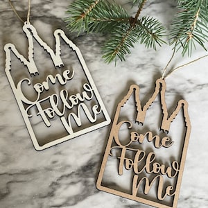 Bulk Ornament LDS Christian Primary Ward Youth Christmas Gift { 1-100 quantity } Ornament Come Follow Me Christ Centered Christmas