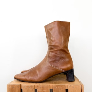 Italian Square Toe Boots - Etsy