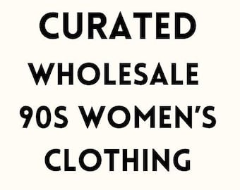 Wholesale Lot Vintage 90s Women's Clothing Bundle / 1990s Bulk Resale Reseller's Inventory Buyout