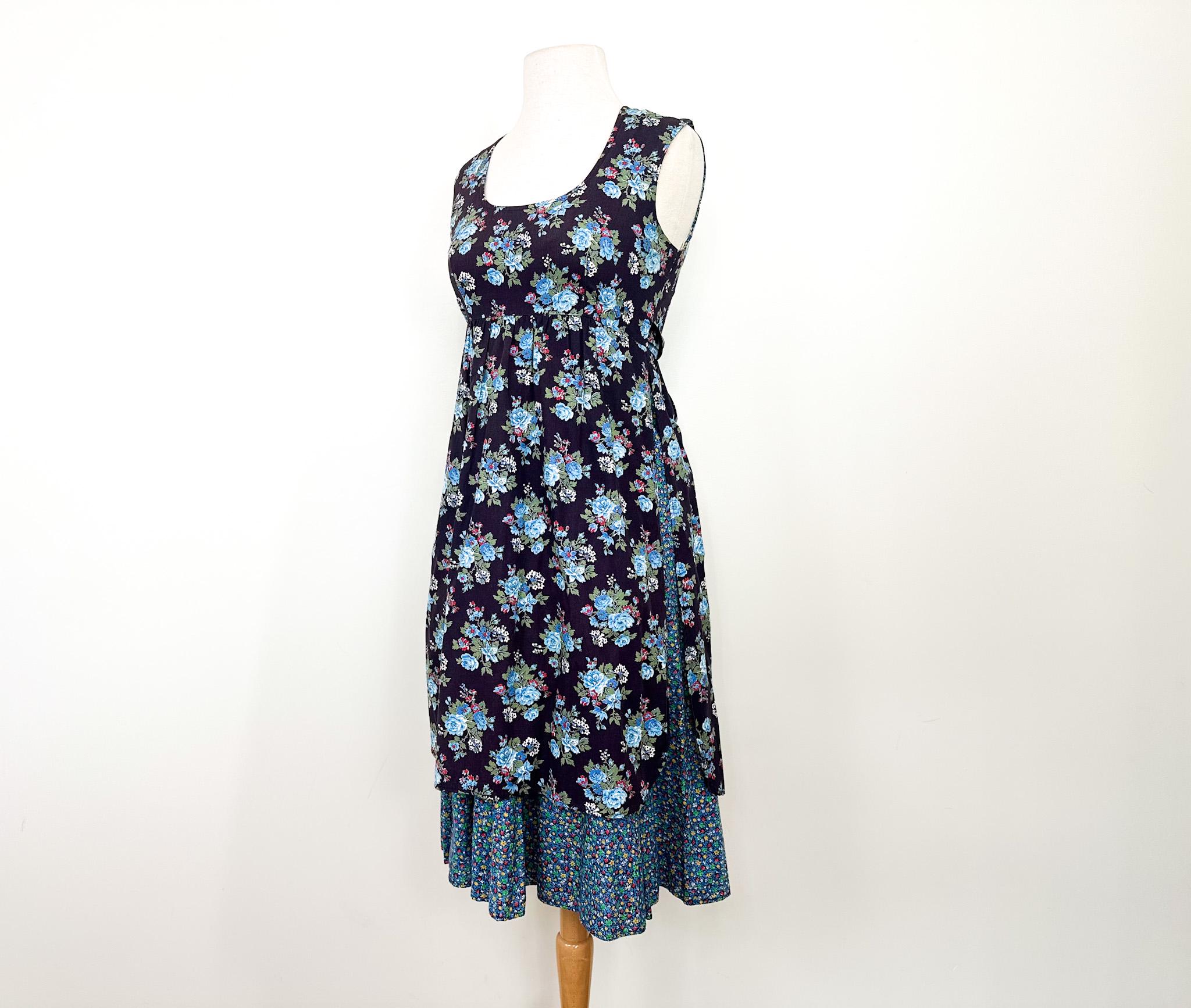 Doen Blue Floral Dress - Etsy