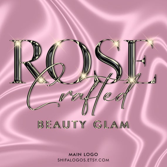Digital Gold Black logo, Aesthetics Logo, Beauty Logo, Makeup Logo, salon Logo, Nails Logo, Lashes Logo, brows logo, Crafts logo, Branding