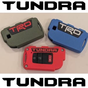 Etui na kluczyk Toyota TUNDRA 3. generacji, wydruk 3D TRD / SR5 / Limited i logo Tundra – kluczyk z przyciskiem rozruchu od 2022 r.