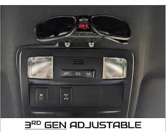 3rd Gen Toyota Tacoma Sunglasses Holder – Adjustable, Snap-In ABS Hook
