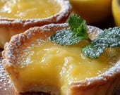 Lemon Impossible Pies Recipe PDF: Mini Custard Tarts (Digital Download)