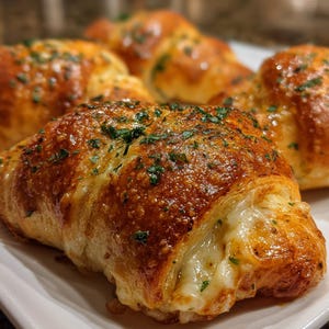 Chicken Stuffed Crescent Rolls Recipe: Printable Instant Download