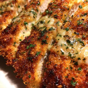 Receta fácil de pollo casero con costra de parmesano (imitación de Longhorn Steakhouse) - Descarga instantánea en PDF digital