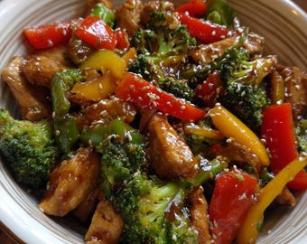 Easy Chicken Stir Fry Recipe – Quick Healthy Dinner (Digital PDF)