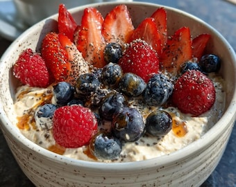 Easy overnight oats recipe - Healthy breakfast to prepare in advance - Instant PDF download