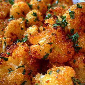 easy downloaded recipe | BEST RECIPE for Crispy Cauliflower | Vegan Appetizer | Printable Recipe | Download Pdf
