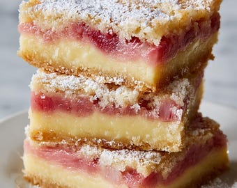 Recette PDF de blondies aux fraises et au citron : barres de dessert fruitées faciles (téléchargement numérique)