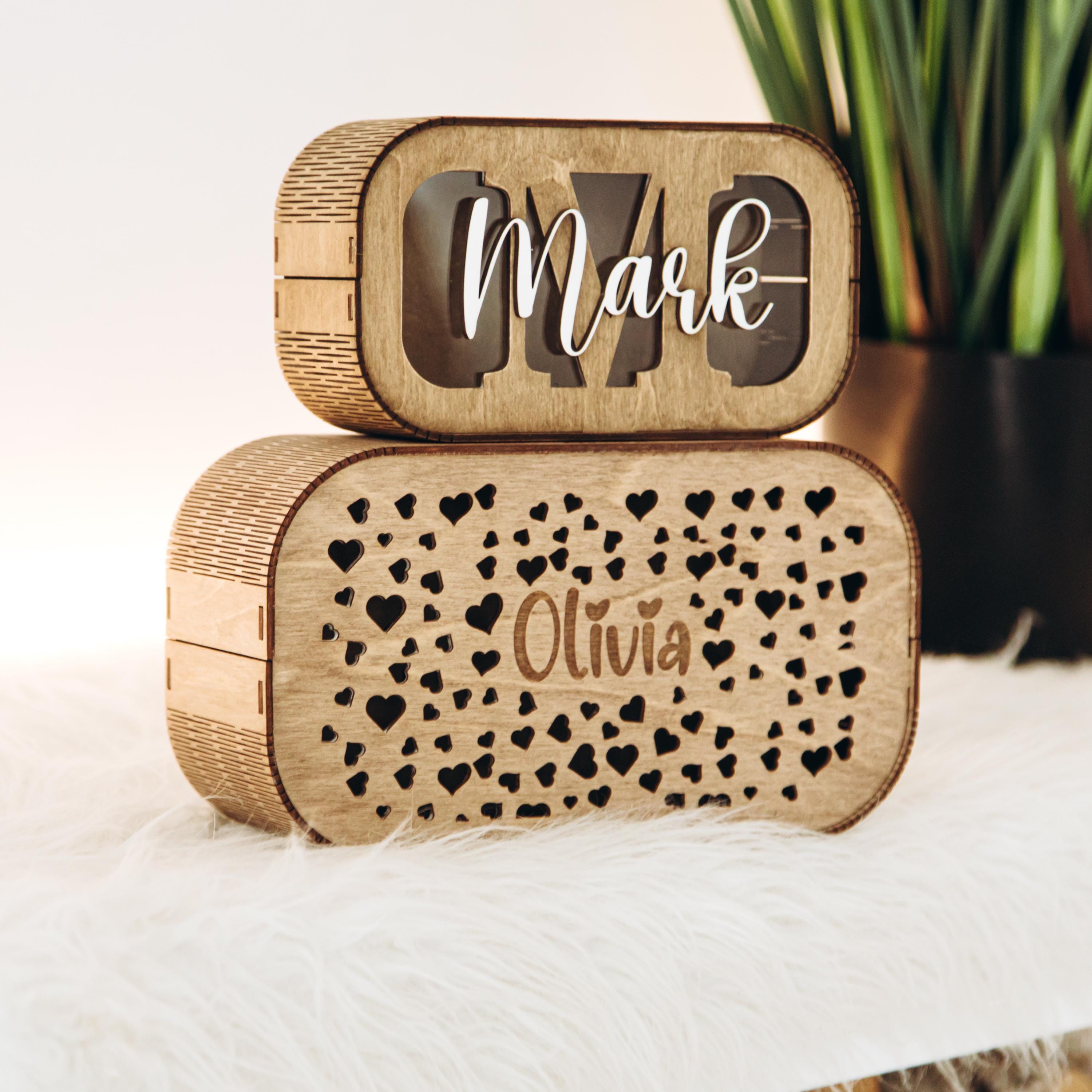 Personalized Wooden Green Kid Piggy Bank Montessori Coin Bank Custom Educational Toy Money Saving Box Toddler Bank Unique Baby Shower Gift