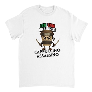 Maglietta &quot;Cappuccino Assassino&quot; - T-shirt Italian Brainrot