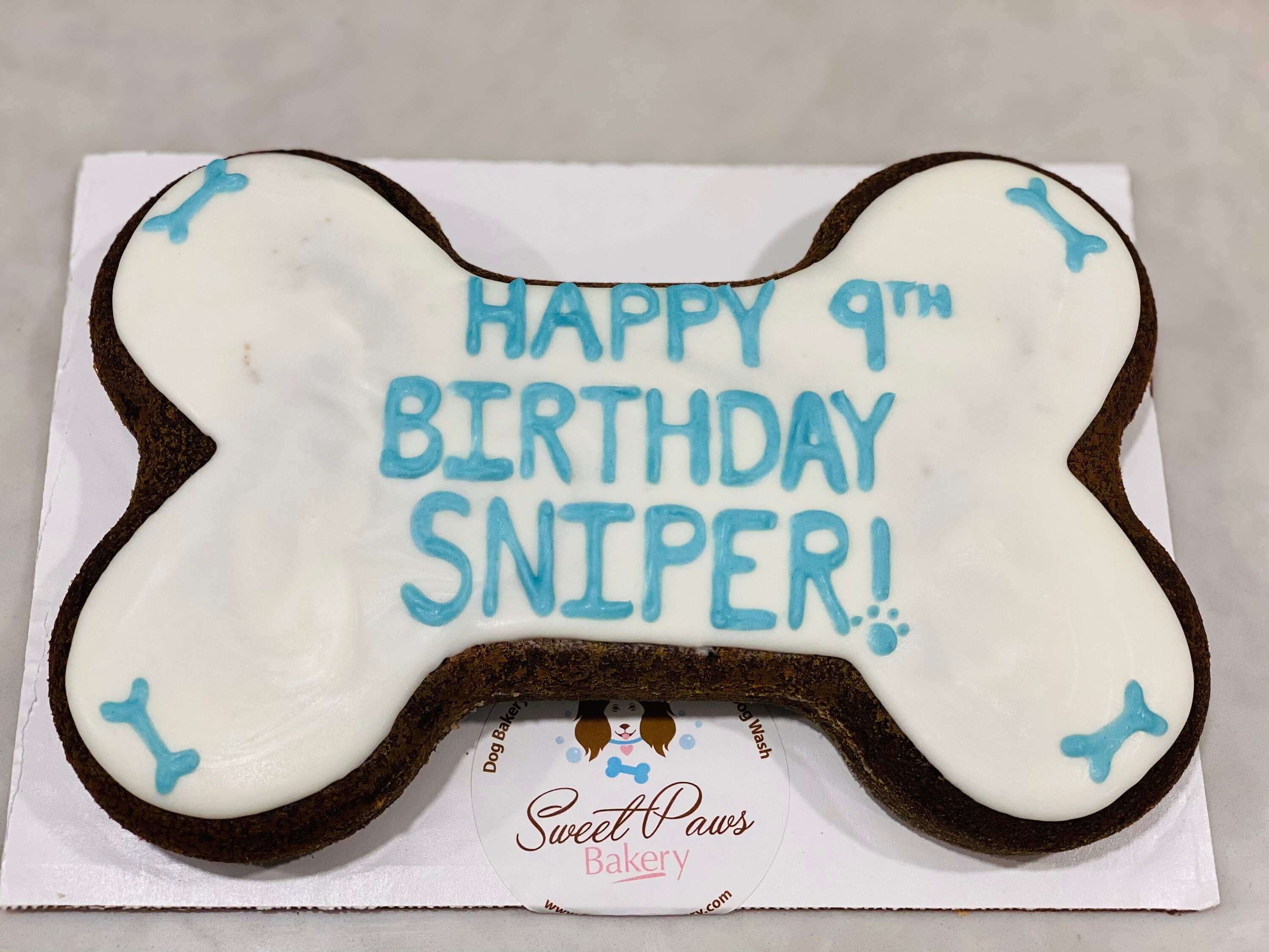 bone birthday cake