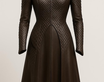 Daenerys Targaryen Leather Coat Dress