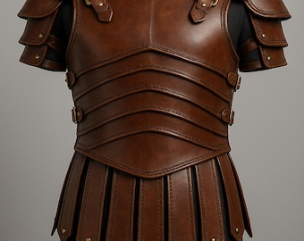 Handcrafted Leather Roman Gladiator Armor