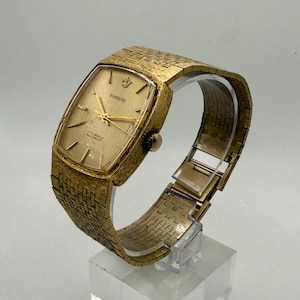 Vintage Men's Everite Gold Tone Mechanical 30mm Hand Wind Dress Watch