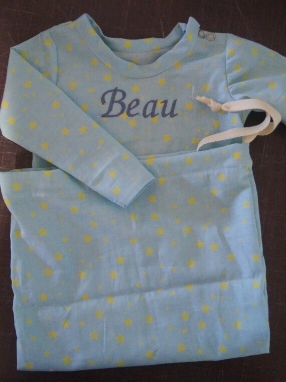 baby gowns with drawstring