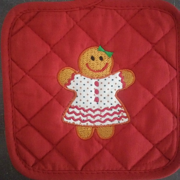 Applique Pot Holder Etsy
