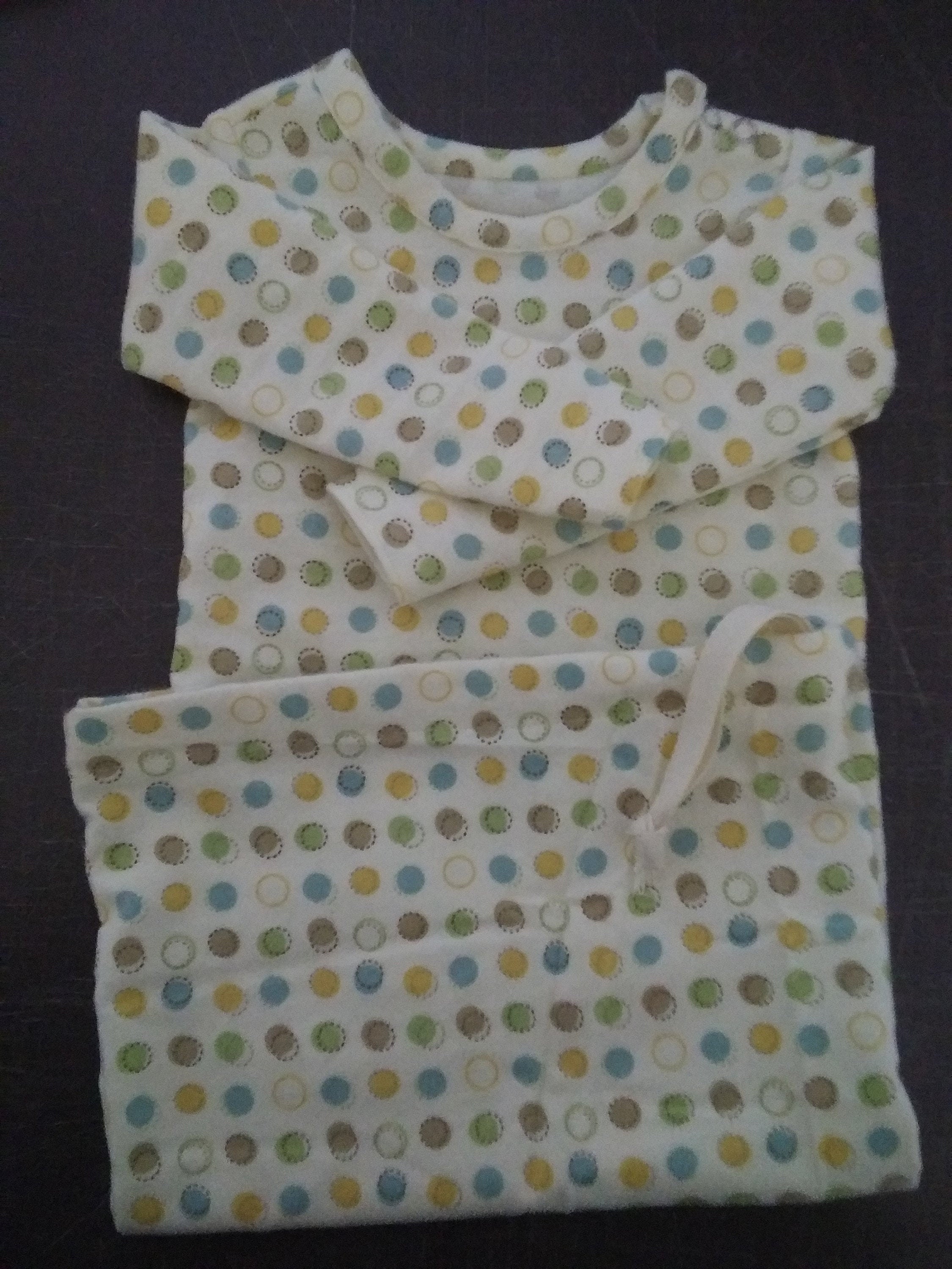 drawstring baby gowns