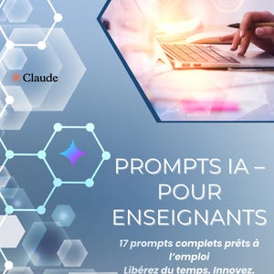 AI Prompts for Teachers (PDF), ChatGPT Teacher Kit, Email Bulletins, Differentiation, Pedagogical Progression, Time Saving