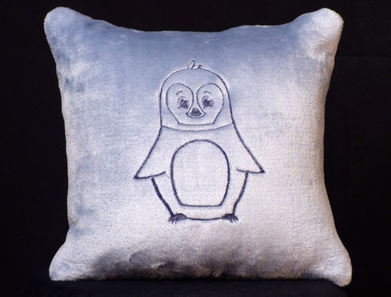 light blue fluffy pillow