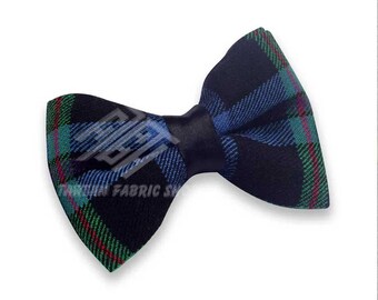Scottish Tartan Bow Tie - Made to Order - 120 Tartan Available - Handmade Bow Tie