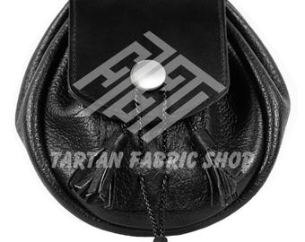 Kilt Sporran - Bolsas de cuero escocesas escocesas premium hechas a mano, bolsa de cinturón, medieval, LARP, feria renacentista Sporran - Rob Roy Sporran