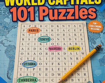 101 Challenging Word Search Puzzles for Adults | Printable PDF Brain Games