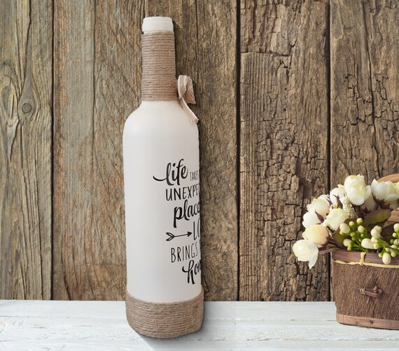 Wine Bottle Wine Bottle Gifts Wine Bottle Gifts Painted Etsy