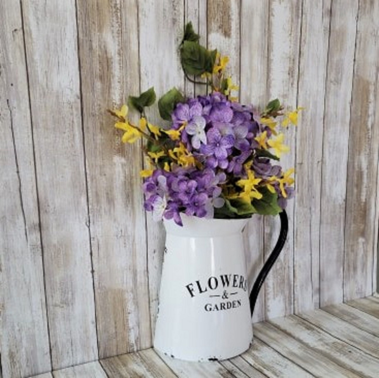 Farmhouse Pitcher Farmhouse Pitcher Decor Farmhouse Pitcher Etsy