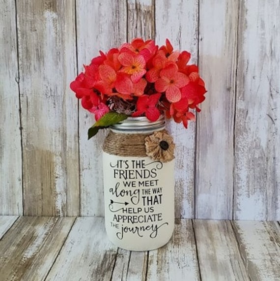 Female Friend Gifts, Female Friendship Gift, Friendship Gifts for Women,  Unique Friendship Gift, Friend Quote Jar Gift 
