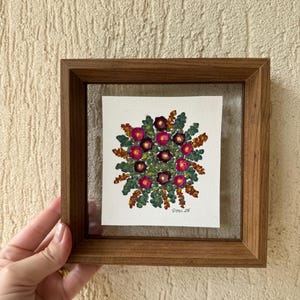 Bouquet X - Exclusive Floral Painting in Oil Pastel, Vibrant Flowers, Original Artwork, Decorative, Texture, One-of-a-Kind Painting