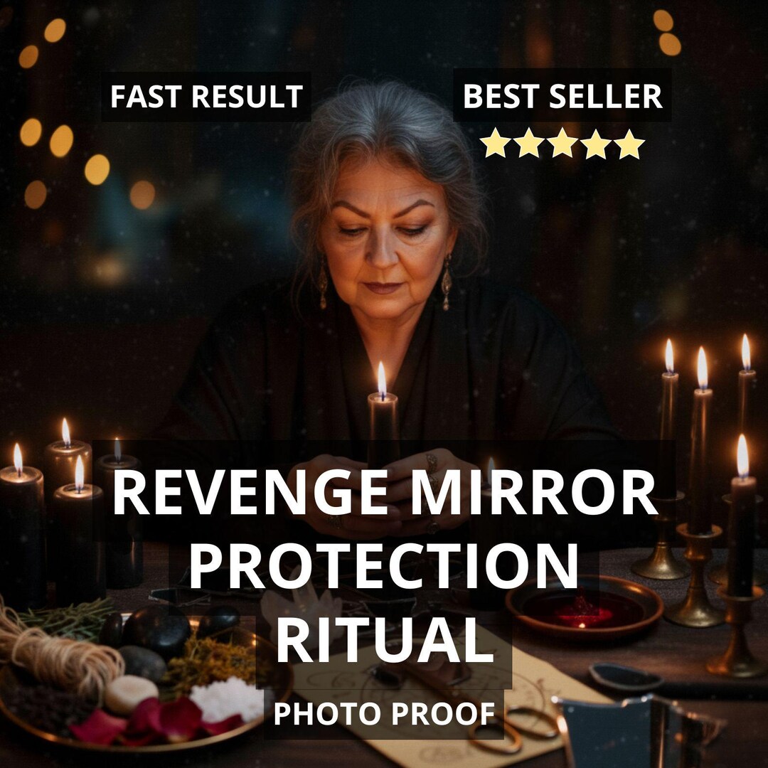 Revenge Ritual Revenge Mirror Protection Ritual for Psychic Shielding, Karmic Justice ...