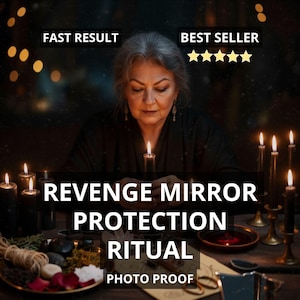 Revenge Mirror Protection Ritual for Psychic Shielding, Karmic Justice, Return to Sender, Energy Blocking, Regret & Payback Ritual
