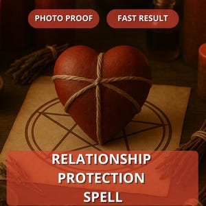 Permanent Relationship Protection Spell – Cleansing Protection Spell for Aura - Remove Evil Eye - Curse Removal - Energy Purification