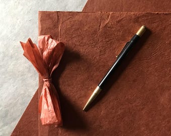 Guestbook | Handmade softcover guest book made with lokta paper