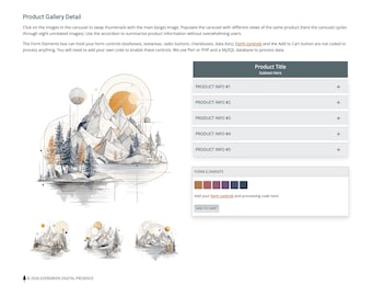 Productgalerij | Bootstrap 5.3-code voor het bouwen van een eCommerce-galerij