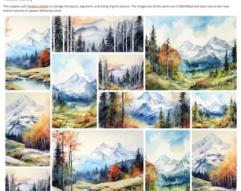 Flexbox-galerij | Bootstrap 5.3-code om flexibele responsieve lay-outs voor internet te maken