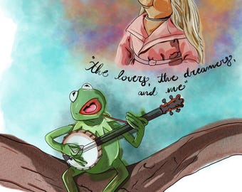 The Lovers The Dreamers and Me Wall Art