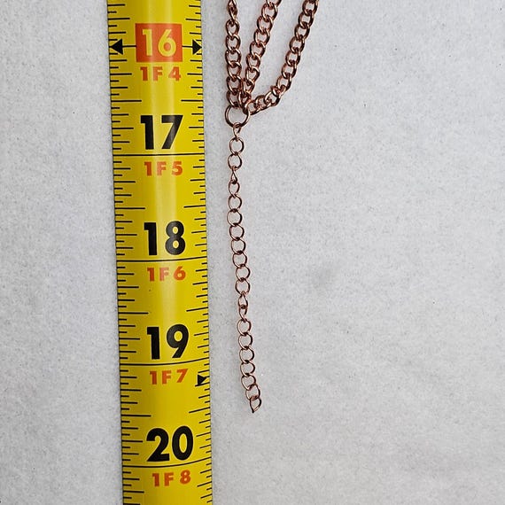 Beaded Statement Necklace Dangle Peach Clear Face… - image 5